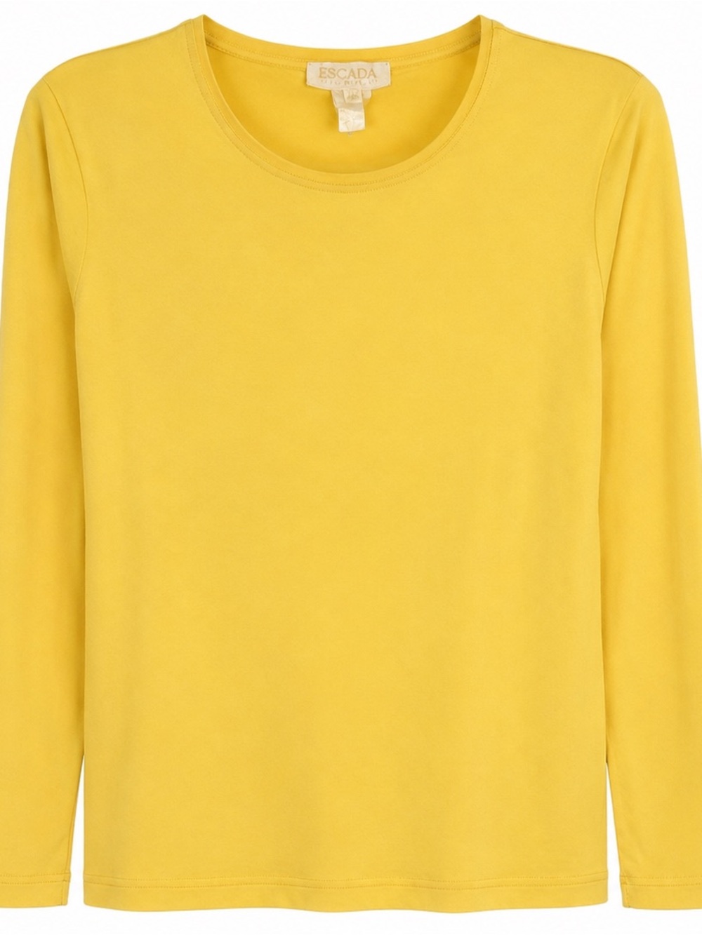 Escada Yellow Long Sleeve Tee